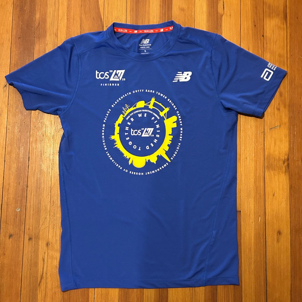 London marathon 2023 finisher shirt